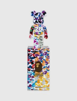 Medicom x A Bathing Ape 28th Anniversary Camo #2 1000% BE@RBRICK
