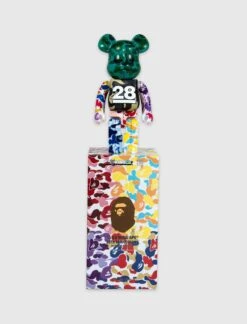 Medicom Toy x A Bathing Ape 28th Anniversary Camo #4 1000% Be@rbrick Figure
