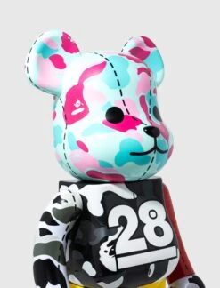Medicom A BATHING APE 28TH ANNIVERSARY CAMO #3 1000% BEARBRICK -A Ma Maniéré Clothing Shop 001GDH731915C PNK 3
