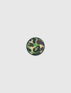 Durable Green Camo Rubber Coaster - Streetwear Inspired Drink Mat