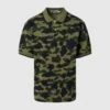 CAMO ONE POINT POLO -A Ma Maniéré Clothing Shop 001POK301001M GRN 1