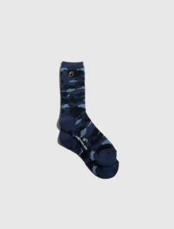 A Bathing Ape Colour Camo One Point Ape Head Socks
