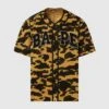 CAMO BASEBALL SHIRT -A Ma Maniéré Clothing Shop 001SRK301002M YLW 1