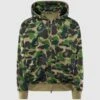 CAMO RAYON HOODIE -A Ma Maniéré Clothing Shop 001ZPL301305M GRN 1