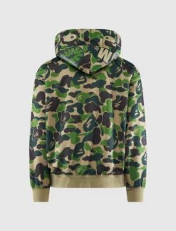 CAMO RAYON HOODIE -A Ma Maniéré Clothing Shop 001ZPL301305M GRN 3