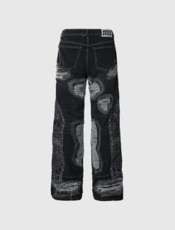 DARNING JEANS -A Ma Maniéré Clothing Shop 1120630002SS24 COAL 3