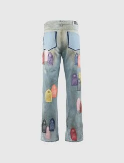 DISTRESSED DENIM 7 DISTRESSED DENIM -A Ma Maniéré Clothing Shop 1120920030SS25 MULTI 3