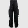STRING THEORY CARGO PANT -A Ma Maniéré Clothing Shop 1121090002SS25 COAL 1