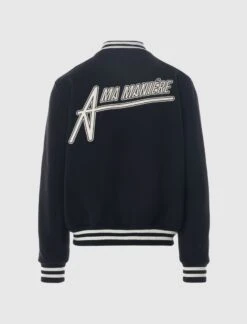 A MA MANIÉRE ANNIVERSARY VARSITY JACKET -A Ma Maniéré Clothing Shop 234AMM0604 BLK 3