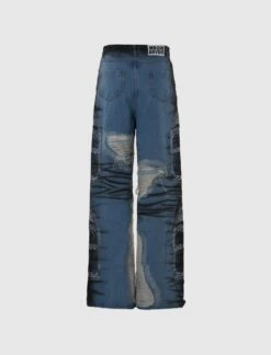 WOMEN'S NOIR STRIPE DENIM 14 WOMEN'S NOIR STRIPE DENIM -A Ma Maniéré Clothing Shop 3120270008SS24 SKY 3