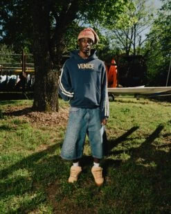 ERL INDIANA DENIM SHORT -A Ma Maniéré Clothing Shop 359 SQUIDLIK