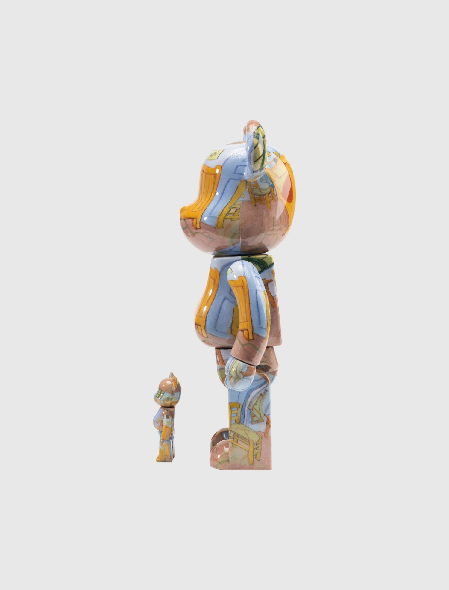 Medicom Toy Be@rbrick Van Gogh "The Bedroom" 100% & 400% Set 4 Medicom Toy Be@rbrick Van Gogh "The Bedroom" 100% & 400% Set - Image 2