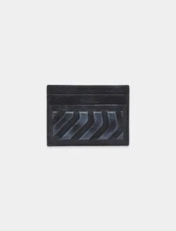 Balenciaga Grain Leather Card Holder with Embossed Stripes -A Ma Maniéré Clothing Shop 693547 2AAD6 1091 3