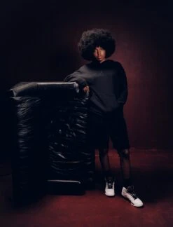 AMM "BLACK COLLECTIVE" FLEECE HOODIE 11 AMM "BLACK COLLECTIVE" FLEECE HOODIE -A Ma Maniéré Clothing Shop 81 CL