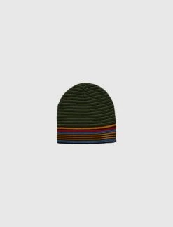 STRIPE BEANIE -A Ma Maniéré Clothing Shop AASS25 5 12 GRN 3