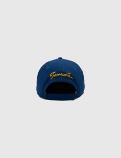 World Embroidered Distressed Streetwear Cap with Adjustable Strap -A Ma Maniéré Clothing Shop AASS25 5 9 BLU 3