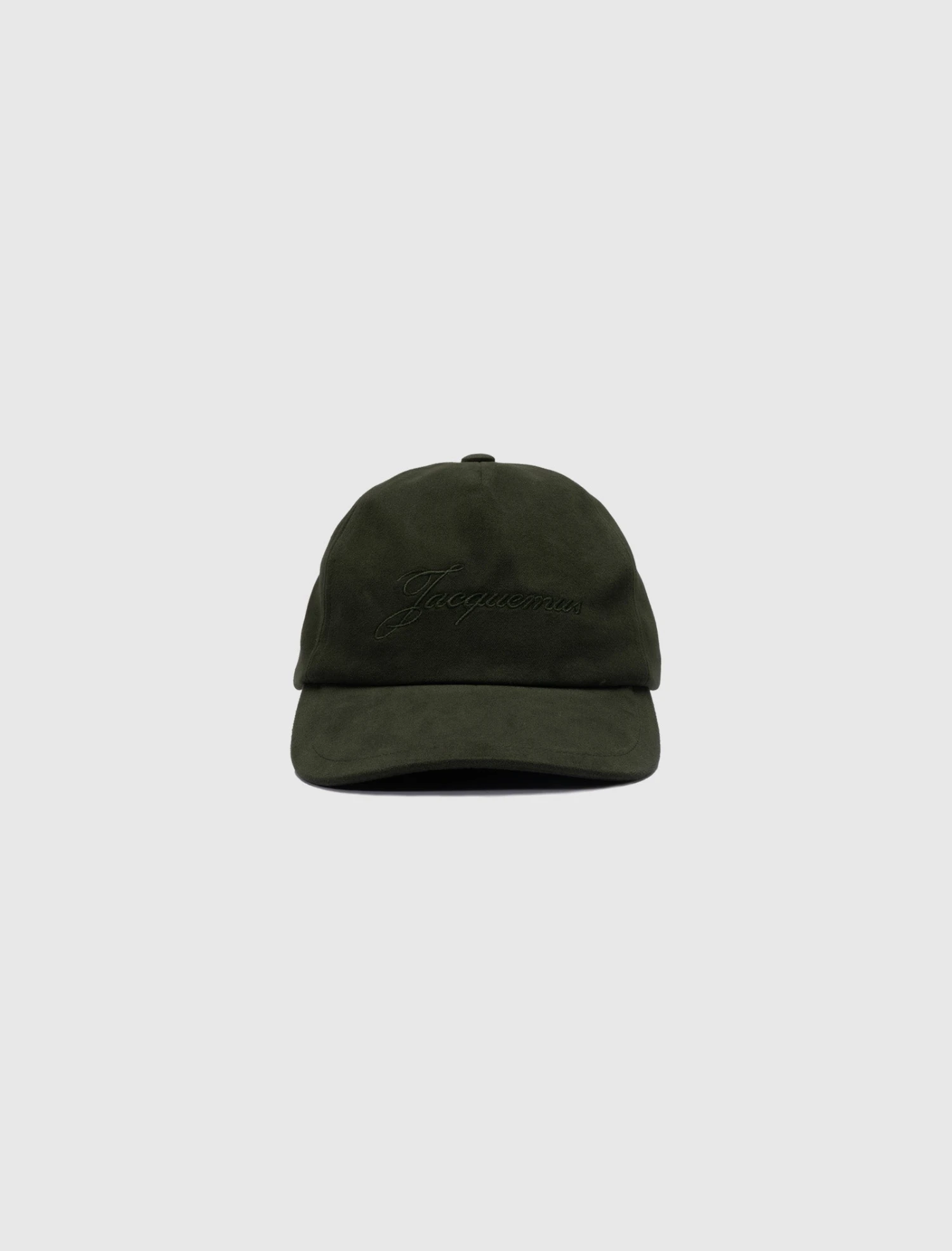Jacquemus La Casquette Feltro - Dark Green Cotton Cap 3 Jacquemus La Casquette Feltro - Dark Green Cotton Cap