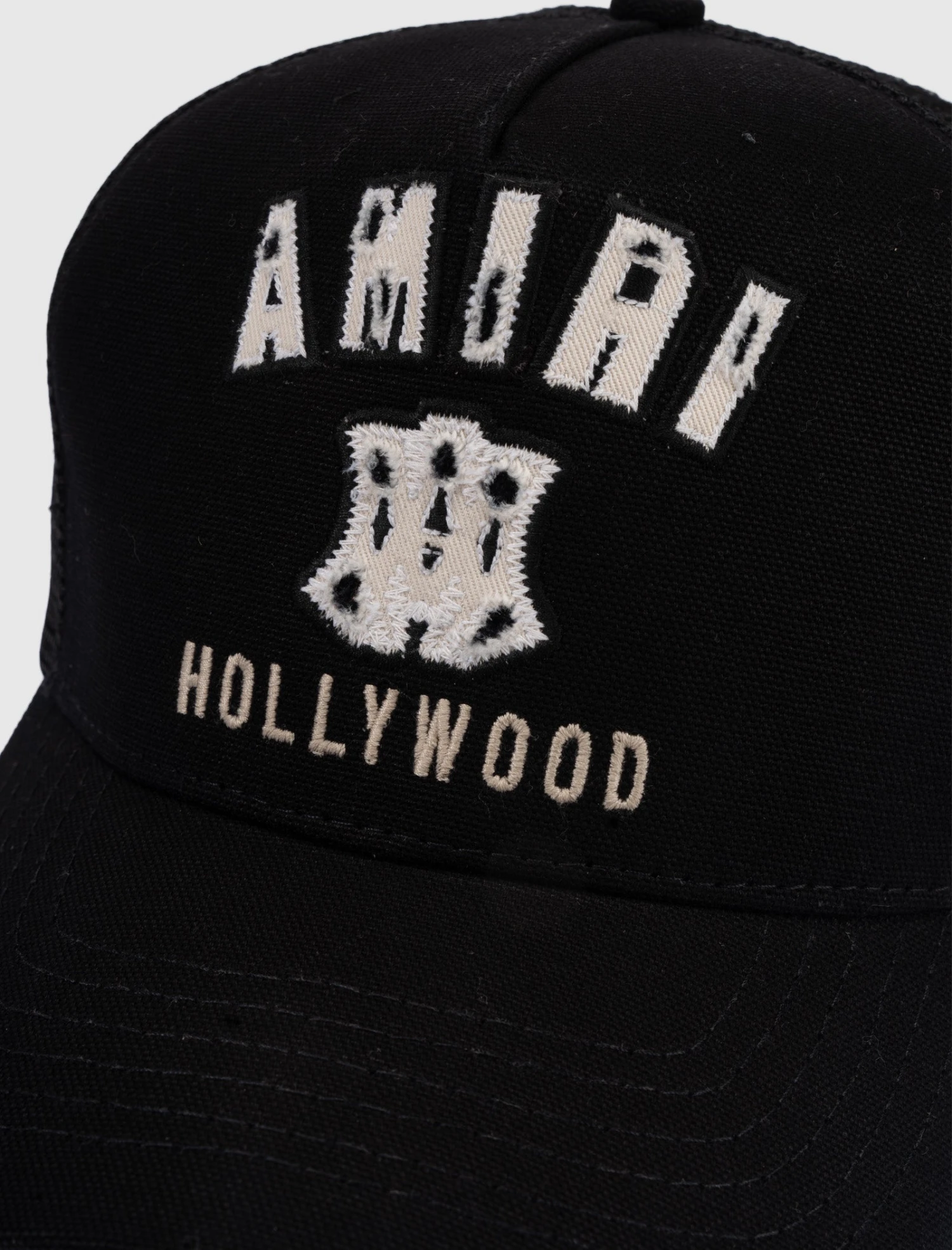 Amiri MA Hollywood Trucker Hat - Black Luxury Mesh Cap 4 Amiri MA Hollywood Trucker Hat - Black Luxury Mesh Cap - Image 2