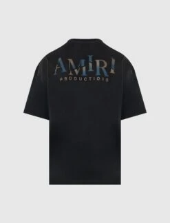 Amiri THEATRE MASKS OVERSIZED TEE -A Ma Maniéré Clothing Shop AMJYTE1100 BLK 3