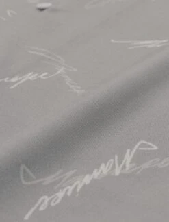 SCRIPT WOVEN SHIRT -A Ma Maniéré Clothing Shop AMM 01 SCRIPTWOVEN GRY 4