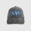Who Decides War NYC Cap with Embroidered Overlays -A Ma Maniéré Clothing Shop AW23 ACC 003 1