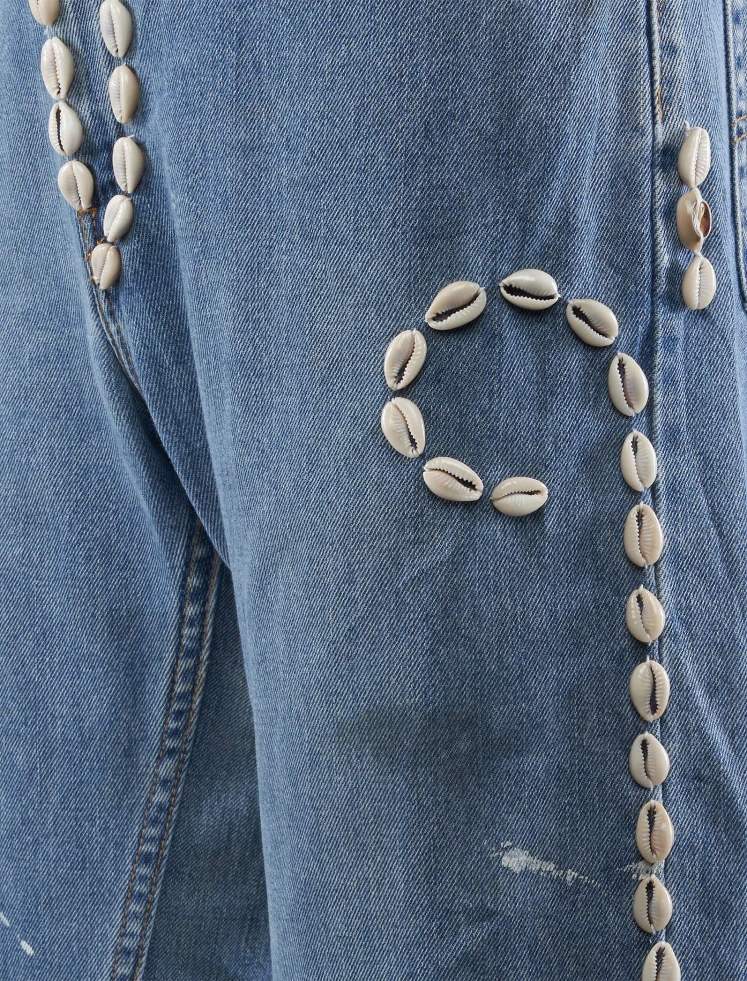 COWRIE SHELL DENIM SHORT 4 COWRIE SHELL DENIM SHORT - Image 2