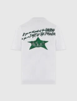 X ESSENTIALS TEE -A Ma Maniéré Clothing Shop BARRIERS MAL 007 WHT 3