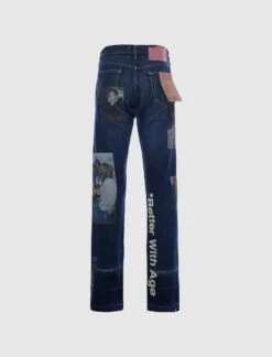 DENIM TABLOID PANTS -A Ma Maniéré Clothing Shop BWADPTAB 3