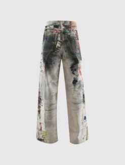 Acne Studios PAINTED TROUSER -A Ma Maniéré Clothing Shop CK0133 AOL BACK dc3d1ca0 5df3 4be8 a533 95d00652e117
