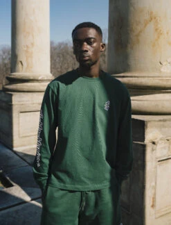 CURSIVE LOGO LONG SLEEVE T-SHIRT -A Ma Maniéré Clothing Shop DSC07140