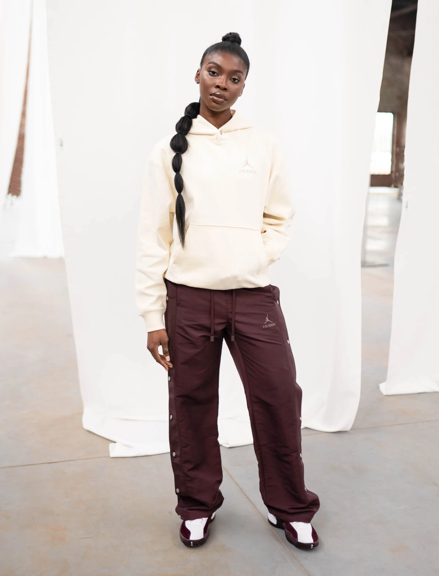 A MA MANIÉRE X JORDAN BRAND JACQUARD HOODIE 6 A MA MANIÉRE X JORDAN BRAND JACQUARD HOODIE - Image 4