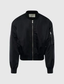 CROPPED BROAD BOMBER