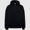 Fear Of God HALF ZIP HOODIE 2 Fear Of God HALF ZIP HOODIE -A Ma Maniéré Clothing Shop FG24FW50 1006FLC BLK 1
