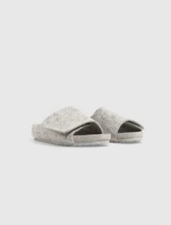 KIDS FEAR OF GOD X BIRKENSTOCK THE LOS FELIZ WOOL FELT "CEMENT MELANGE" -A Ma Maniéré Clothing Shop FOGBIRKCEMENTPS 4