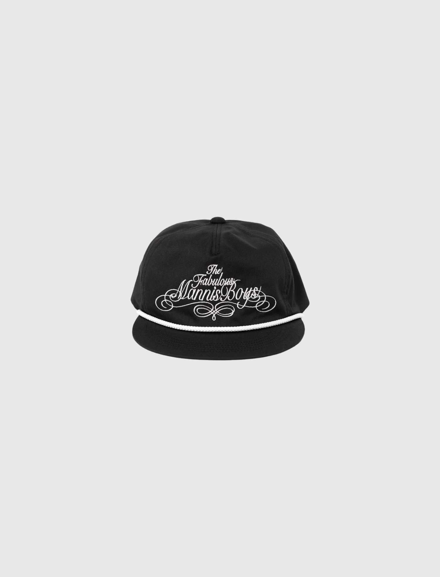 KAMIYA x Maison Mihara Yasuhiro Embroidered Jet Cap - Black 3 KAMIYA x Maison Mihara Yasuhiro Embroidered Jet Cap - Black