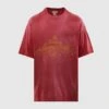 KAMIYA DISTRESSED POCKET TEE -A Ma Maniéré Clothing Shop G14TS082 RED 1