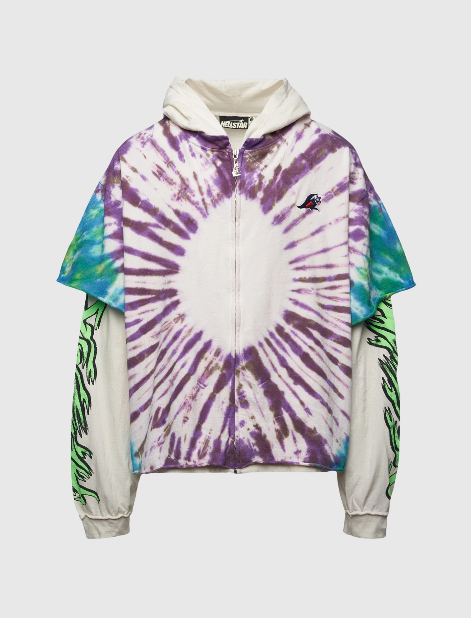 TYE-DYE ZIP-UP 3 TYE-DYE ZIP-UP