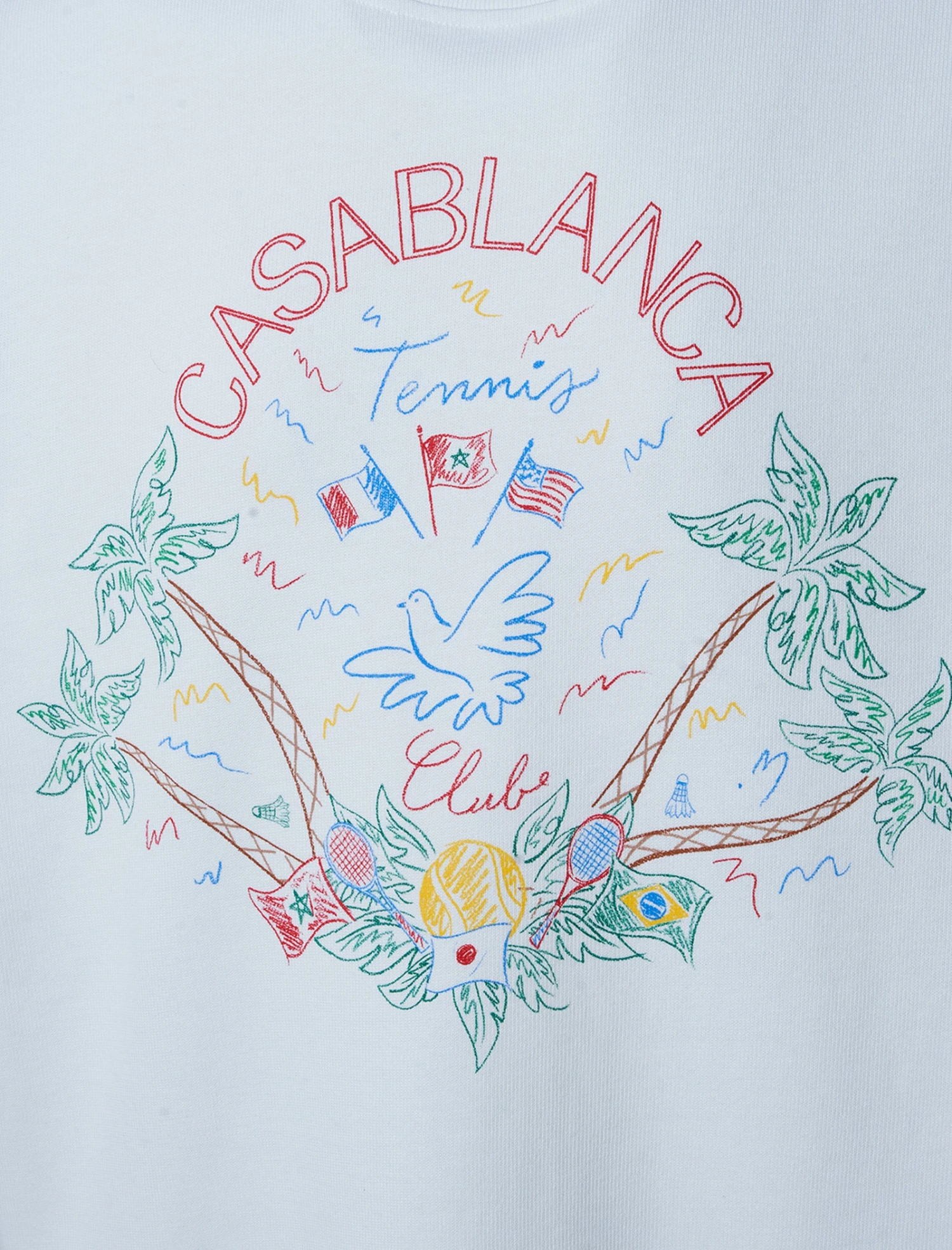 Casablanca CRAYON TENNIS TEE 4 Casablanca CRAYON TENNIS TEE - Image 2
