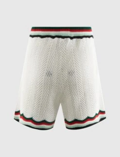 Casablanca CROCHET SHORTS -A Ma Maniéré Clothing Shop MPF25 KW 1010 01 BACK