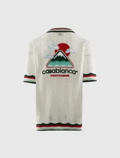 Casablanca SPORTY CROCHET SHIRT -A Ma Maniéré Clothing Shop MPF25 KW 996 01 BACK