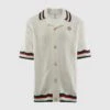 Casablanca SPORTY CROCHET SHIRT -A Ma Maniéré Clothing Shop MPF25 KW 996 01 front
