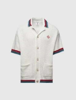 Casablanca FAUX CROCHET SHIRT
