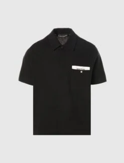 Palm Angels SATORIAL BUTTON POLO