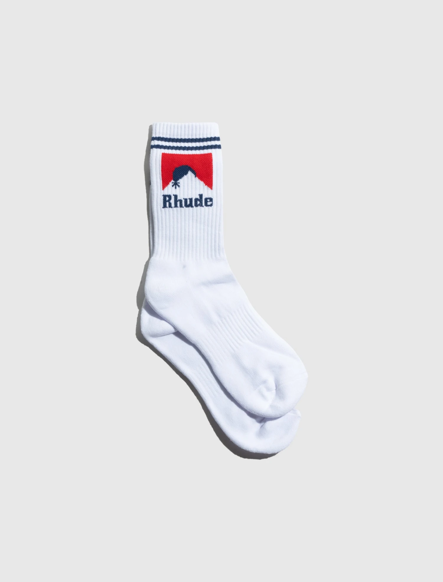 Rhude Moonlight Socks - Premium Striped Calf-High Ribbed Socks 3 Rhude Moonlight Socks - Premium Striped Calf-High Ribbed Socks