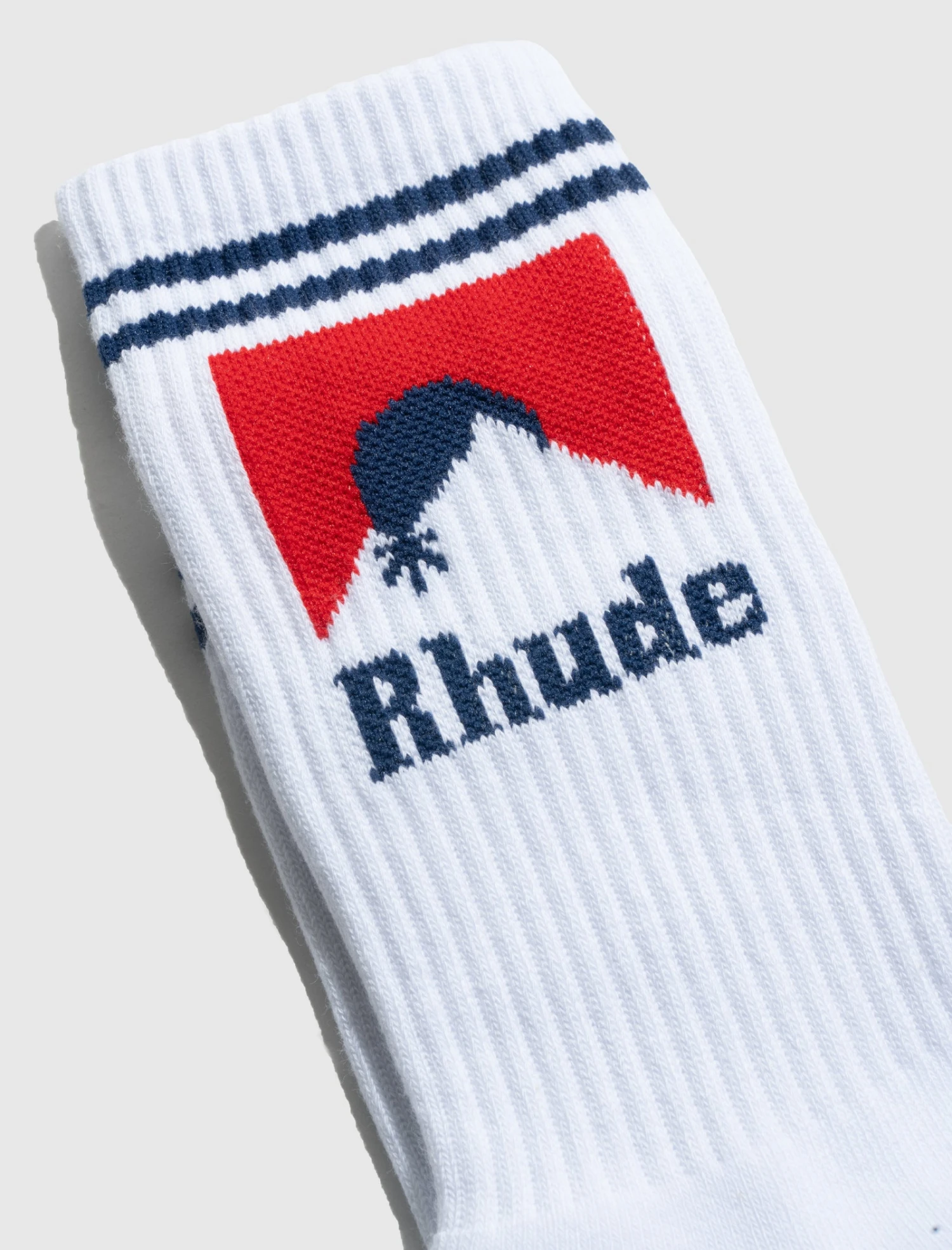 Rhude Moonlight Socks - Premium Striped Calf-High Ribbed Socks 4 Rhude Moonlight Socks - Premium Striped Calf-High Ribbed Socks - Image 2