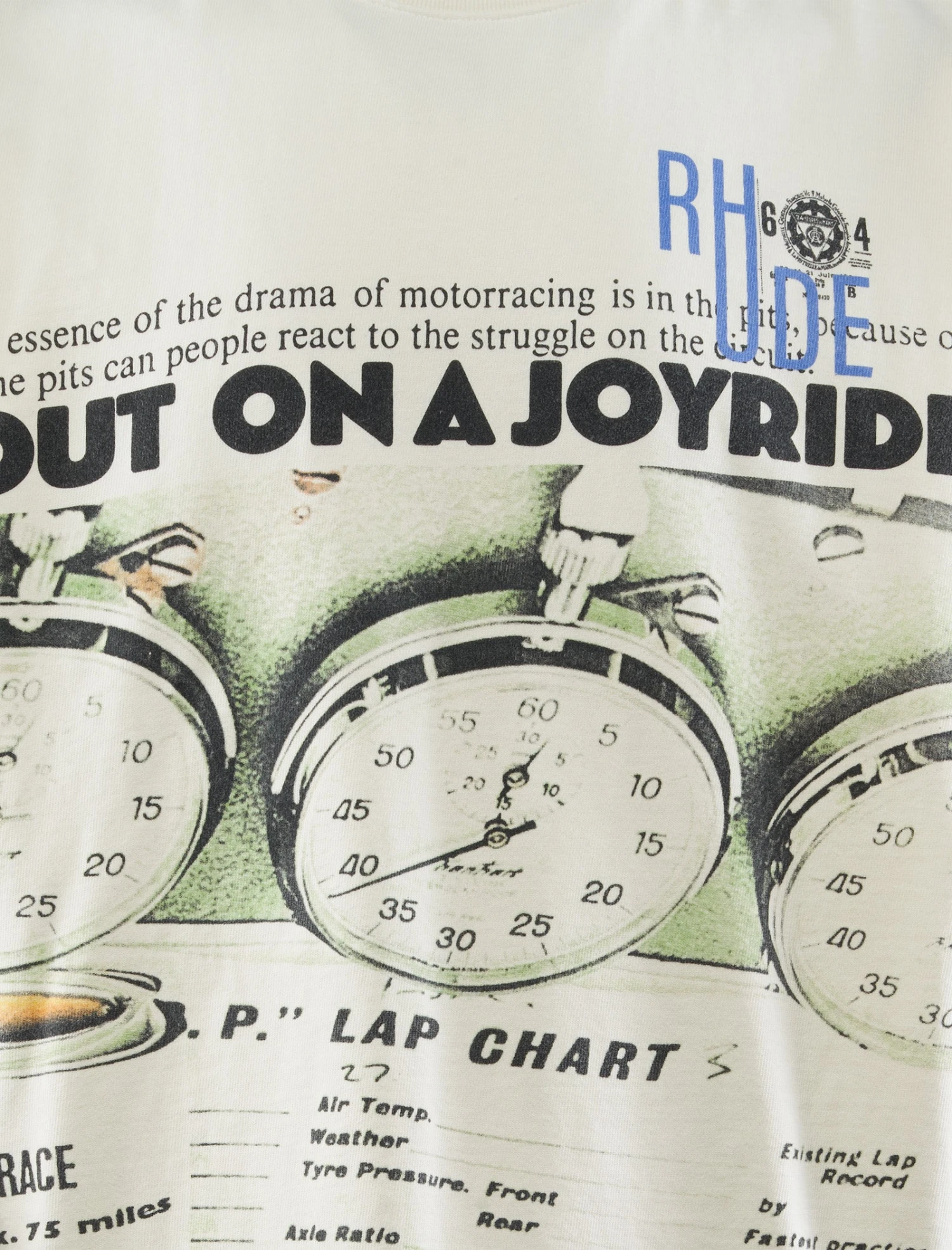 Rhude JOYRIDE TEE 4 Rhude JOYRIDE TEE - Image 2