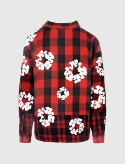 DENIM TEARS CHECK LONG SLEEVE SHIRT -A Ma Maniéré Clothing Shop RM K01 1111 126 3