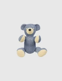 Readymade Corduroy Teddy Bear with Heart Button Eyes