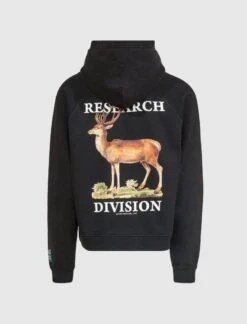 DEER PAINTING HOODIE -A Ma Maniéré Clothing Shop SE00131 BLK 3