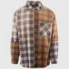 PATCHWORK FLANNEL SHIRT -A Ma Maniéré Clothing Shop SS25SRT002 1